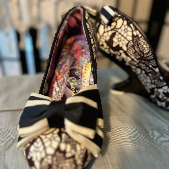 Irregular Choice Black and White Heels - Picture 4 of 7